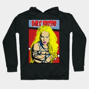 Dale Bozzio 90s Pop Art Comic Style Hoodie